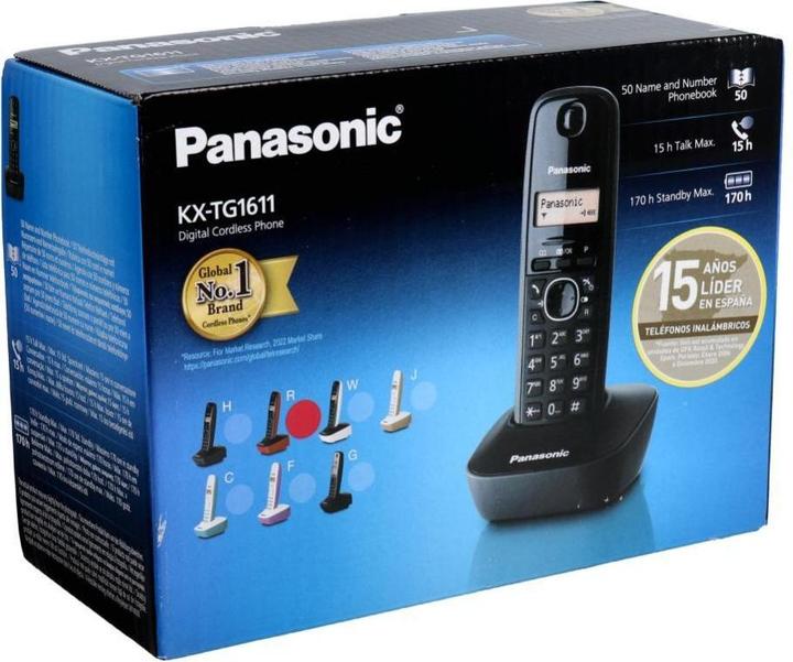 Image du produit Panasonic Téléphone stacjonarny KX-TG1611PDR Czerwony
