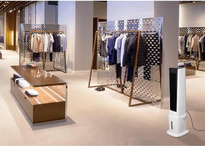 Image du produit Sygonix Luftkühler 90 W (L x B x H) 300 x 325 x 1130 mm Weiss mit Fernbedienung