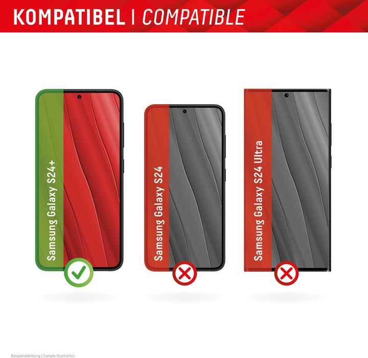 Actual product image Displex Smart Glass, Displayschutzfolie (1 Piece, Samsung Galaxy S24+, Samsung Galaxy S25+)