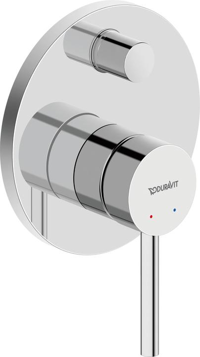 Actual product image Duravit Circle single lever mixer set, concealed, chrome, CE4210008010