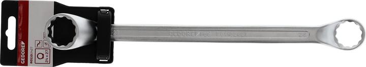 Actual product image Gedore Red red Double ring spanner, AF 24 x 27 mm, L 328 mm, chrome vanadium steel, silver (24 mm, 27 mm)