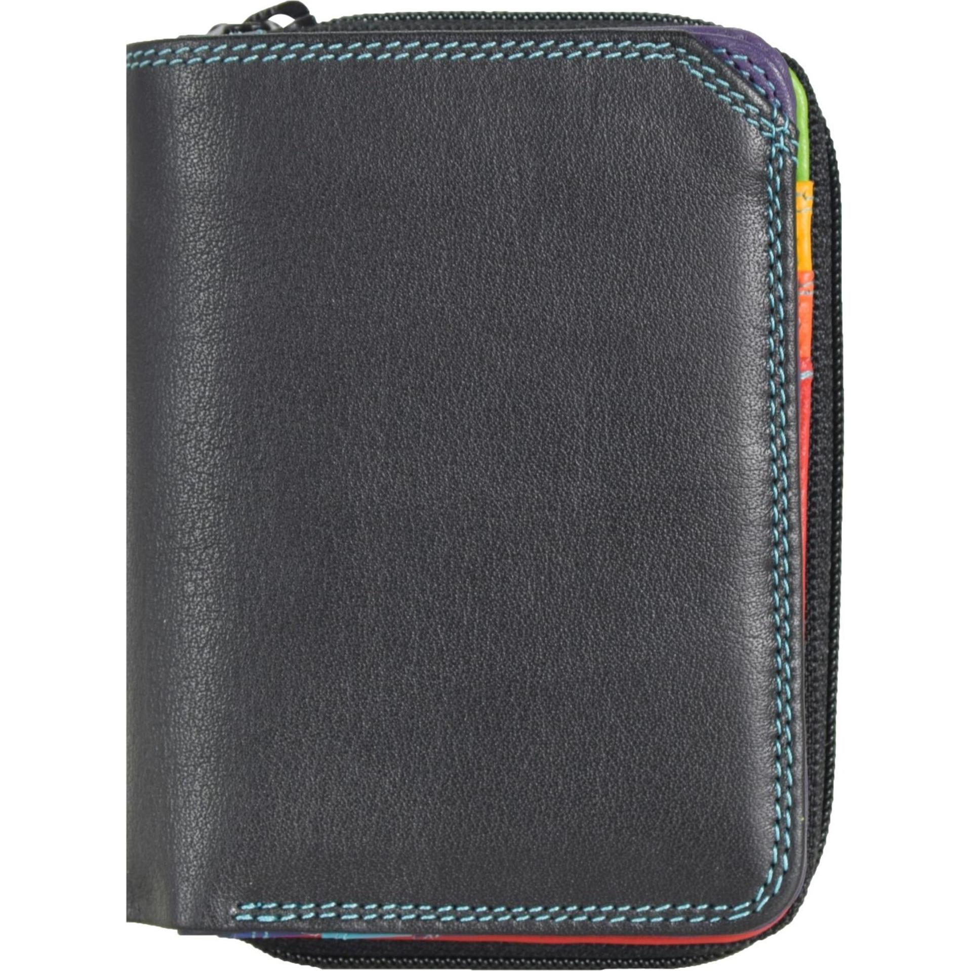 Mywalit, Damen, Portemonnaie, Small Wallet Geldbörse Leder 10 cm, Schwarz