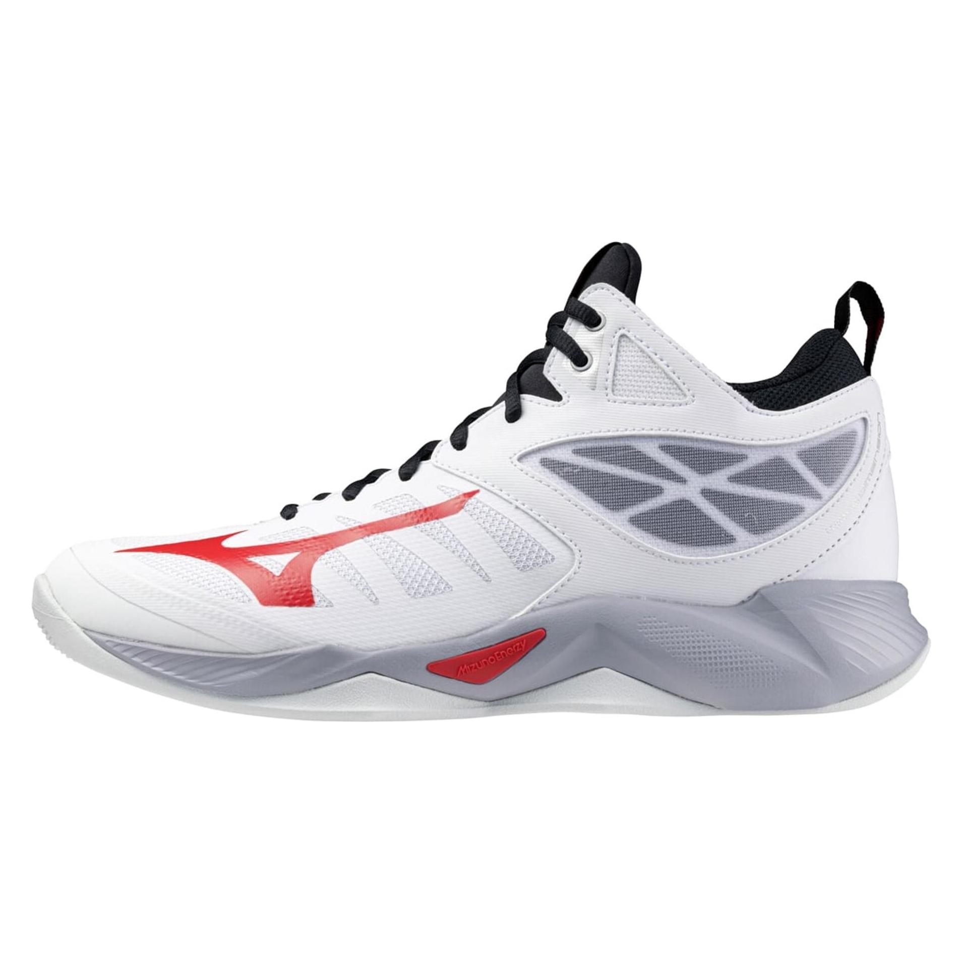 Mizuno, Unisex, Hallenschuhe, Hallenschuhe Mid (46.5), Weiss