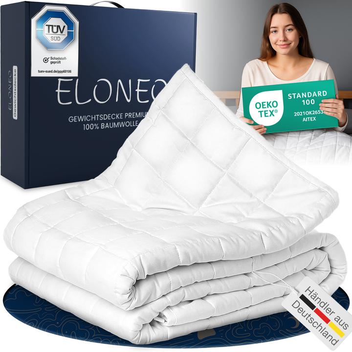 Eloneo Gewichtsdecke, 155x220cm, 9 kg (155 x 220 cm)