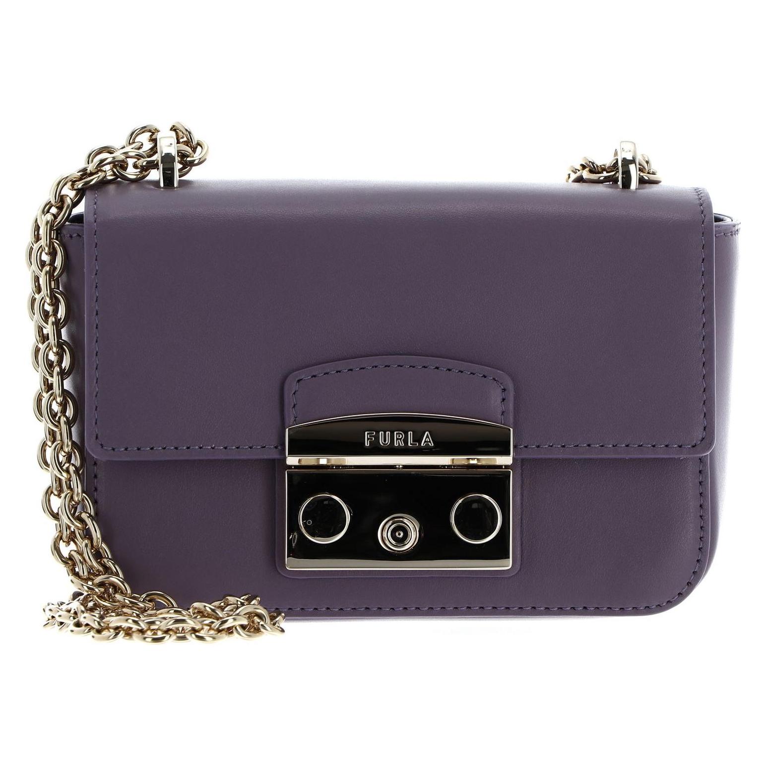 Furla, Damen, Handtasche, Metropolis Mini Crossbody, Violett
