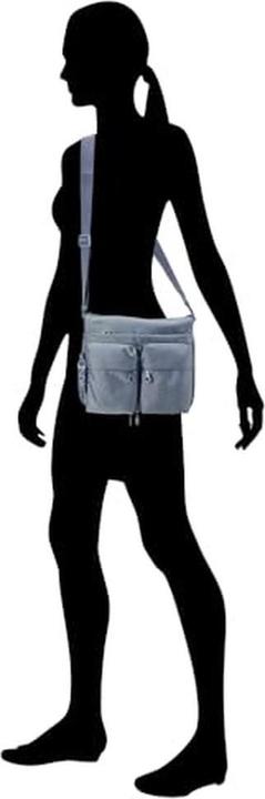 Actual product image Mandarina Duck Lightweight Expandable Shoulder Bag with Adjustable Strap