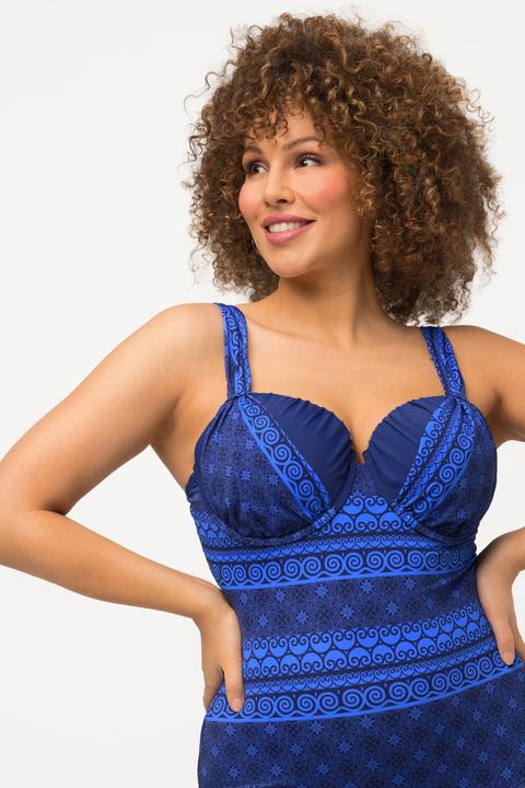 Immagine prodotto Ulla Popken Costume da bagno con ornamenti, ruche, ferretto e coppe morbide (60)