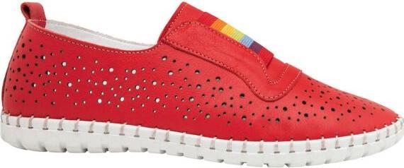 Produktbild Gemini Schlupfschuhe, softes Anilinleder rot (38)