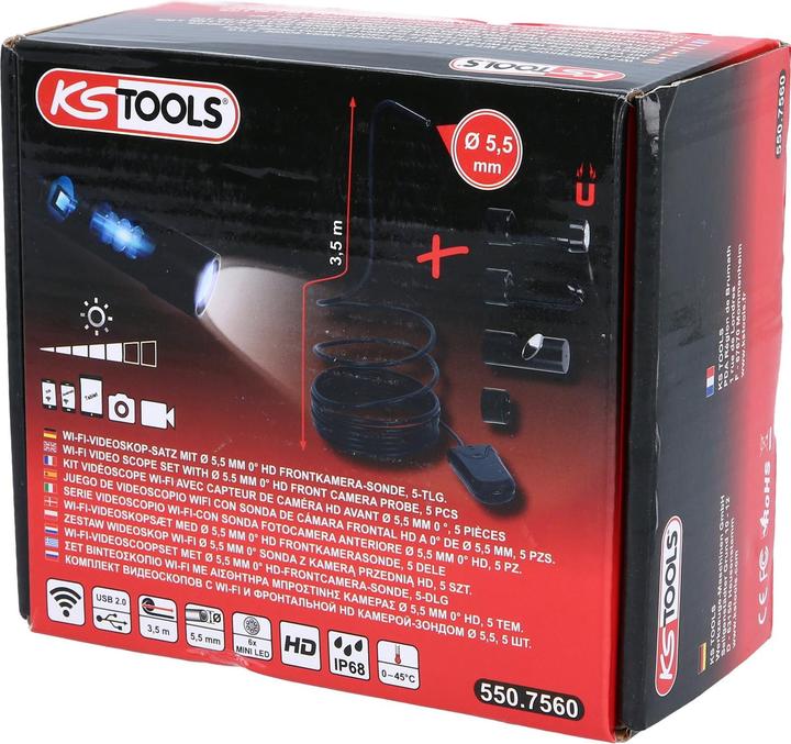 Produktbild KS Tools Wi-Fi-Videoskop-Satz