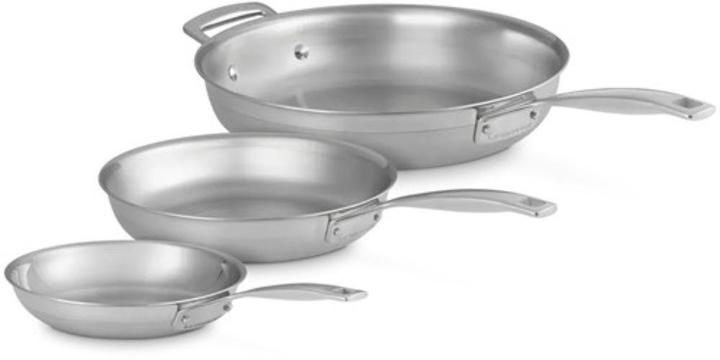 Produktbild Le Creuset Set 3 pans 3PLY stainless steel (Pfannenset + Topfset, Edelstahl)