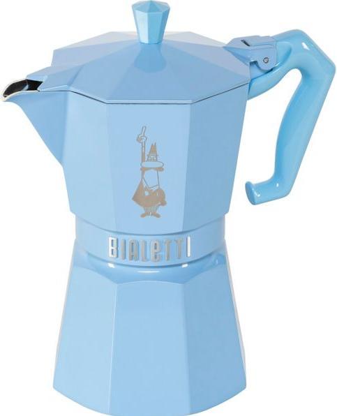 Immagine prodotto Bialetti Moka Exclusive 6 tazze blu chiaro (6 Tazze)