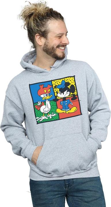 Immagine prodotto Disney Mickey Mouse Donald Clothes Swap Felpa con Cappuccio Uomo (XXL)