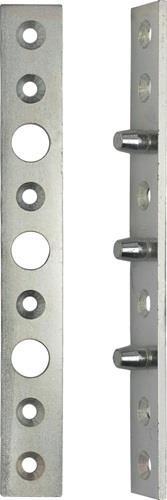Actual product image Schlegel Flat strip fuse Length 160 mm Width 20 mm Thickness 3 mm Galvanised steel 006/775/V