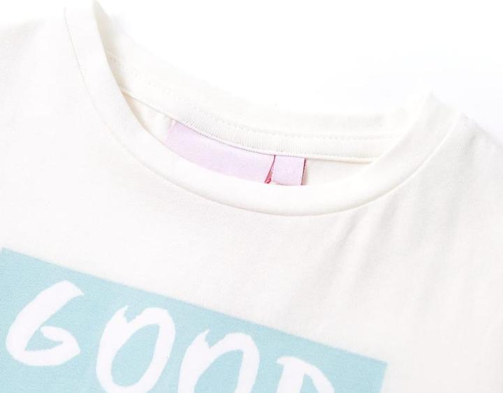 Immagine prodotto vidaXL Maglietta da bambino ecrù 116,Materiale: 95 % cotone. 5 (116)