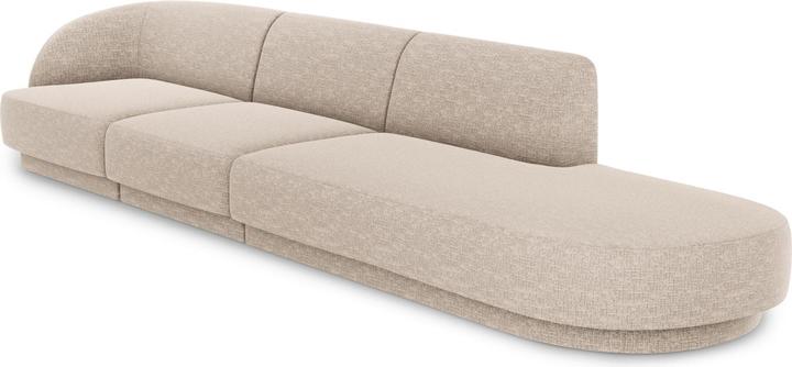Actual product image Micadoni Right Sofa, "Miley", 4 Seats, 323x90x70Made in Europe (Modular sofa, 4-seater)