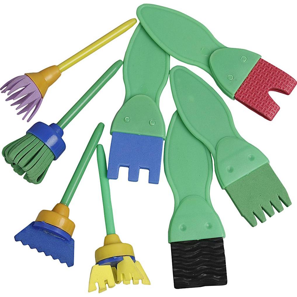 Creativ Company, Accessori per pittura, EVA Foam Paint Brushes