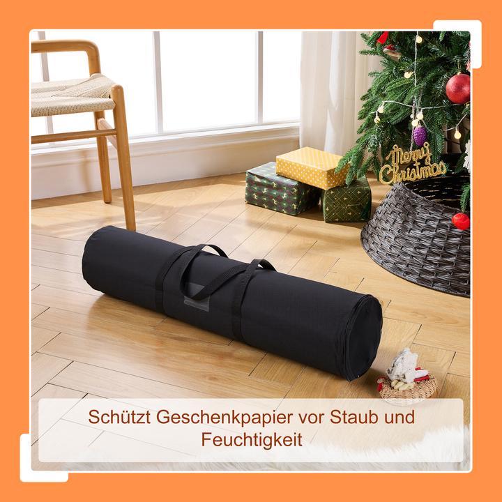 Produktbild Relaxdays 2x Geschenkpapier-Aufbewahrung (22 cm, 2x)