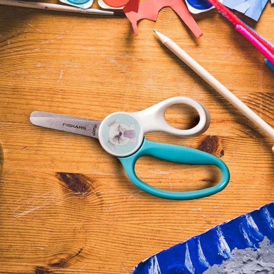 Image du produit Fiskars Ciseaux pour enfants avec image de chiot remuante 6 ans et plus Longueur : 13 cm (13 cm)