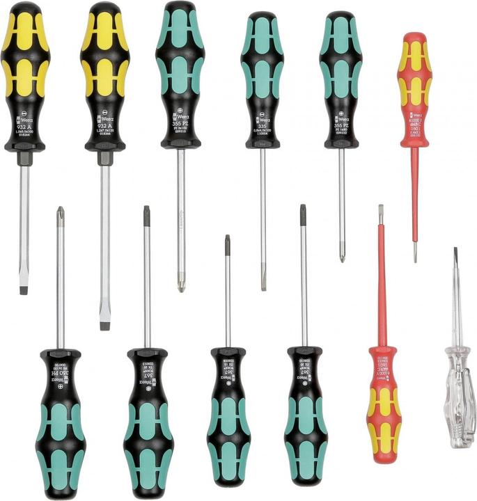 Actual product image Wera Kraftform XXL 2 (Slotted screws, Torx (TX), Pozidriv cross recess (PZ), Phillipps cross recess (PH))