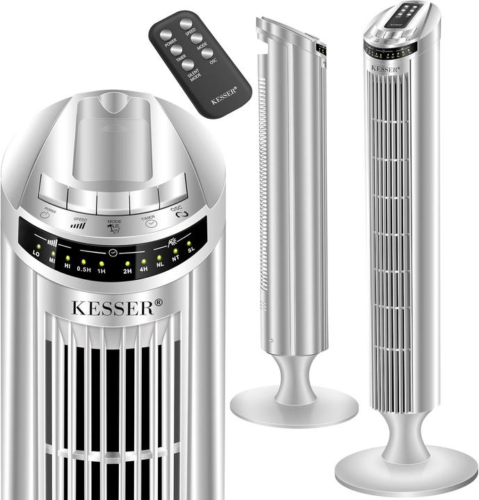 Immagine prodotto Kesser Turmventilator mit Fernbedienung und Timerfunktion (51.50 dB)