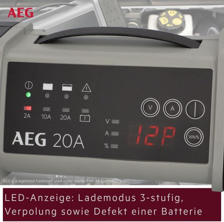 Immagine prodotto AEG Caricabatterie automatico (12V, 24V, 20 A)