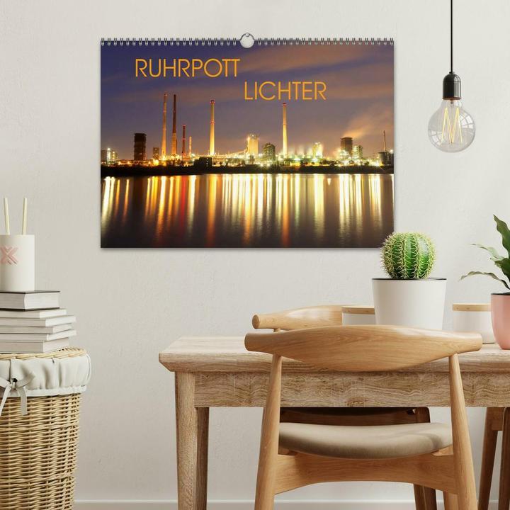 Image du produit RUHRPOTT LICHTER (Wandkalender 2025 DIN A3 quer), Monatskalender (A3)