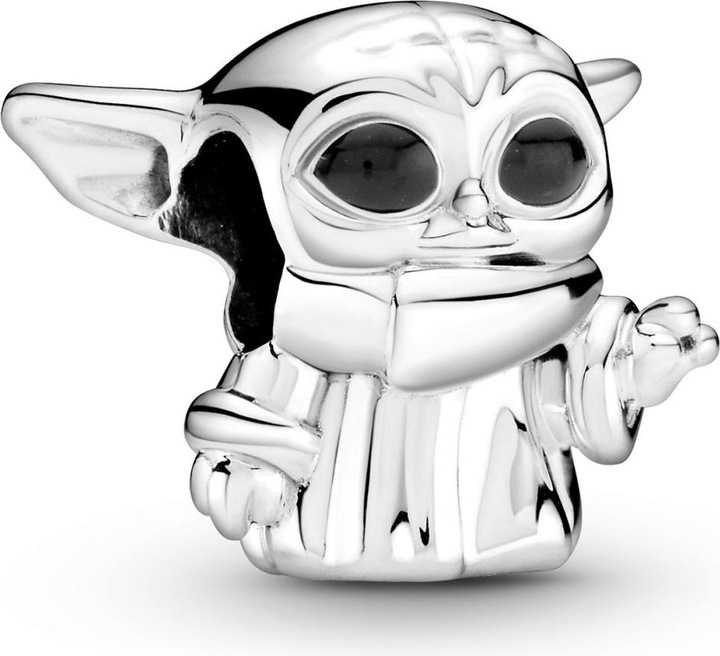 Actual product image Pandora Star Wars Baby Yoda (Silver 925, Enamel)