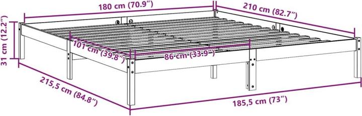 Actual product image VidaXL Gill (180 x 210 cm)