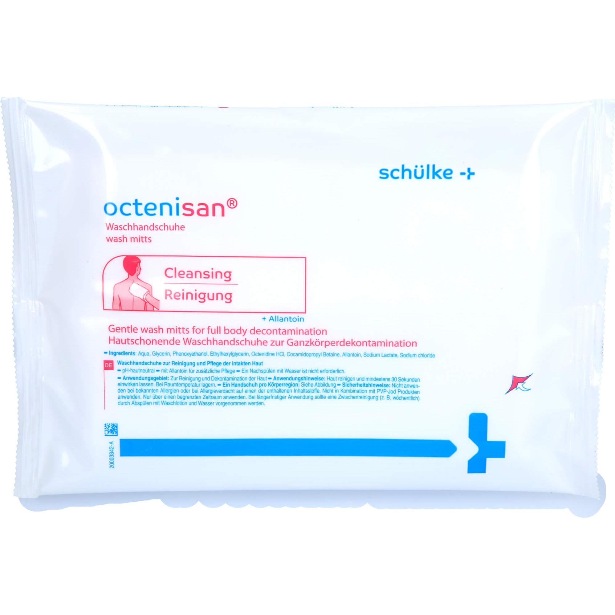 Schülke, Inkontinenzhygiene, Octenisan R Waschhandschuh, 8 St HAS (8 x)