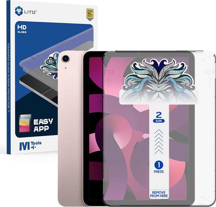 Tactical Schermo in vetro per iPad Air 10.9 2020/2022/ iPad Pro 11 2018/2020/2021/2022 trasparente