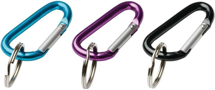 Produktbild Rieffel Schlüsselkarabiner Aluminium 8060/50 SB/2
