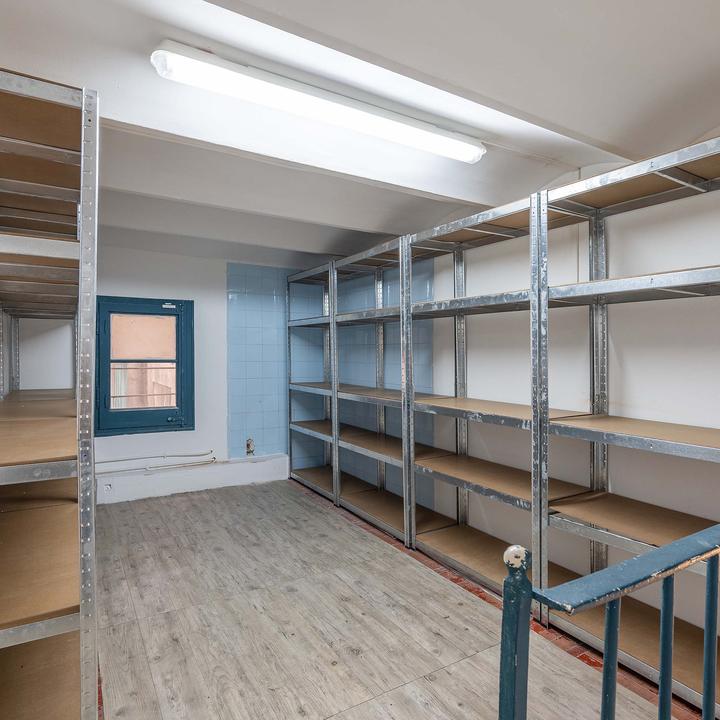 Actual product image Wiltec Heavy-duty galvanised shelving 120x50x204cm Plug-in shelving Workshop shelving Cellar
