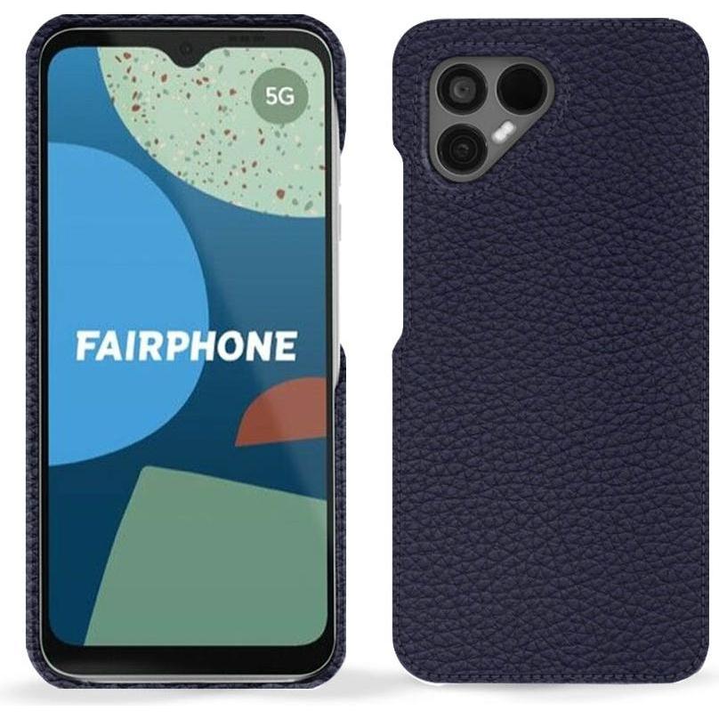 Noreve Lederschutzhülle (Fairphone 4), Smartphone Hülle, Violett
