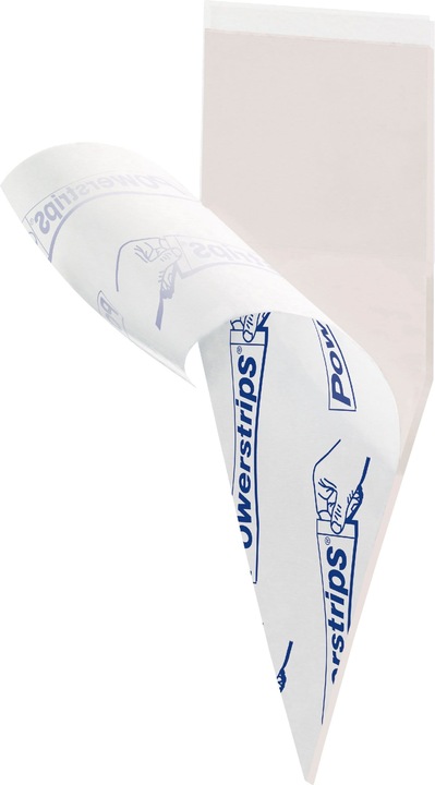 Actual product image tesa Powerstrips POSTER, 200g holding power, 20x double-sided adhesive strips (0.20 kg)