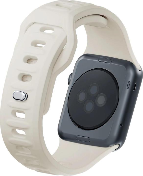 Produktbild 3MK Silicone Watch Strap beżowy/beige dla Apple Watch 38/40/41mm (Silikon, Edelstahl)