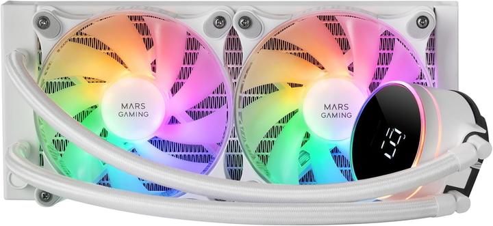 Produktbild Mars Gaming Kit Watercooling Aio Ml-Lcd RGB - 240mm (Blanc)