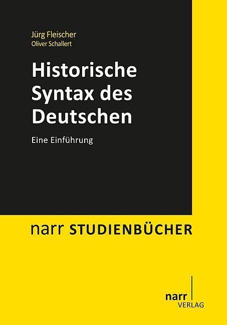 Produktbild Historische Syntax des Deutschen (Deutsch, 2011)