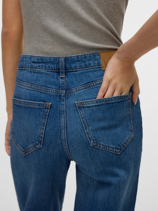 Actual product image Vero Moda VMMELISA Mid Rise Weiter Beinschnitt Jeans Weit geschnitten (W29/L30)