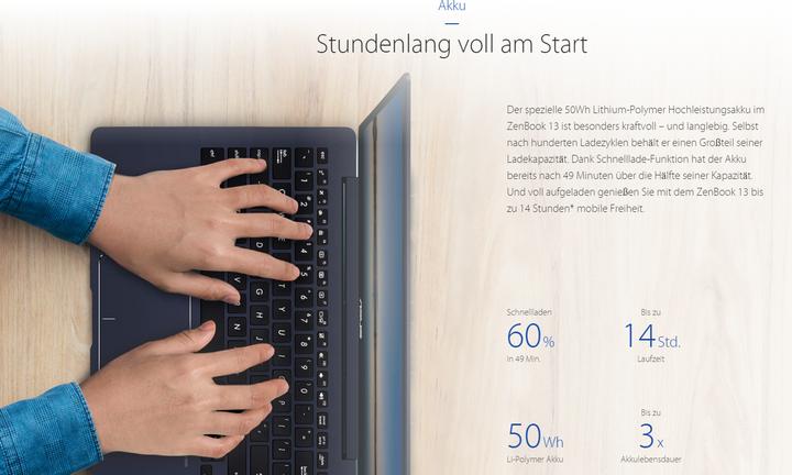 Produktbild ASUS ZenBook 13 UX331UN-EG011T (13.30", Intel Core i5-8250U, 8 GB, 256 GB, CH)