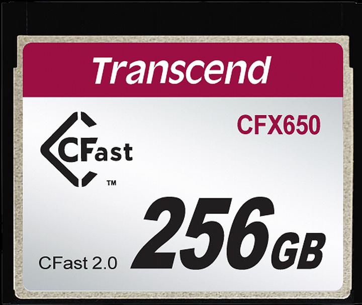 Transcend CFast 2.0 CFX650 256GB (256 GB, CFast 2.0)