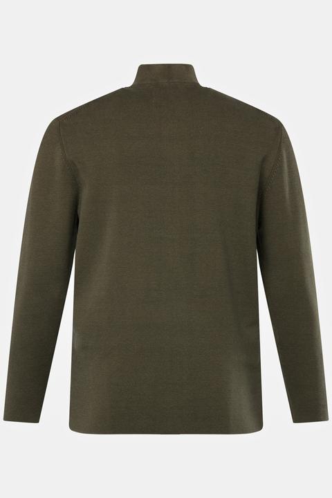 Produktbild JP1880 JP AWARE Strickjacke, Strukturstrick, Vintage Look, Stehkragen (L)