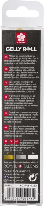 Image du produit Sakura Gelly Roll Mix (multicolore, 3 x)