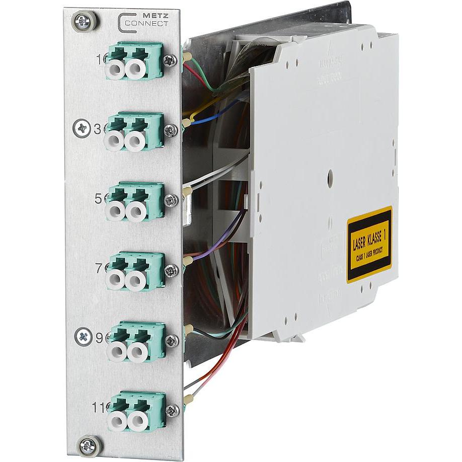 Metz Connect BTR 1528S577061E OpDAT CM 6xLC-D OM3 3HE/7TE 1528S577061E (1528S577061E), Server Zubehör, Silber