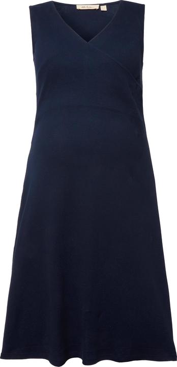 Produktbild Ulla Popken Bellieva-Kleid, Stillfunktion, Rippjersey, Wickeloptik, ärmellos (54)