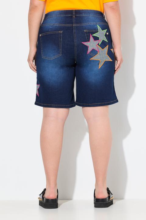 Immagine prodotto Angel of Style Shorts di jeans con stelle colorate e cinque tasche (50)