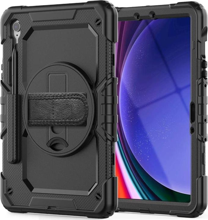 Produktbild Tech-Protect Solid360 case for Samsung Galaxy Tab S9 FE 10.9" X510 / X516B - black (Samsung Galaxy Tab S9 FE)
