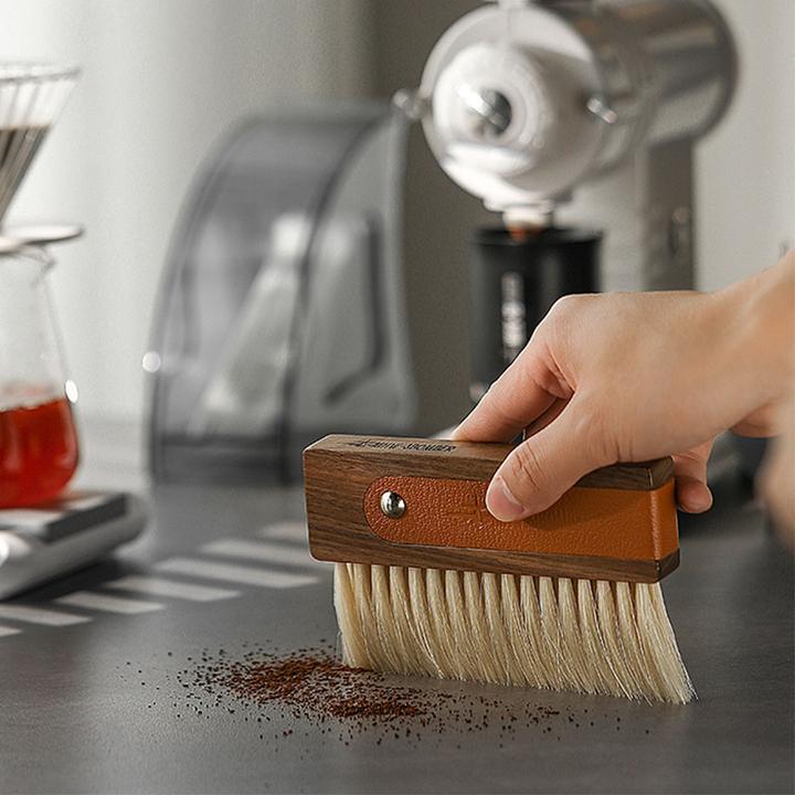 Actual product image MHW 3Bomber Leather coat brush