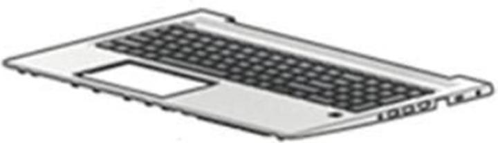 Produktbild HP L45090-FL1 Notebook-Ersatzteil Gehäuse-Unterteil+Tastatur
