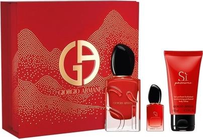 Giorgio Armani Si Passione Set - Eau De Parfum Spray 50ml, Eau De Parfum 7ml, Body Lotion 50ml (Fragrance set)