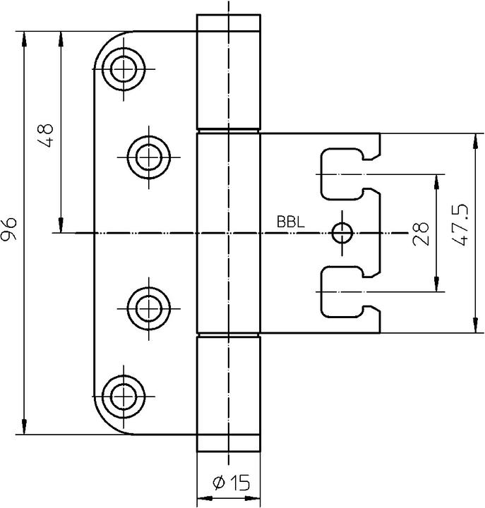 Actual product image Simonswerk VARIANT V 7888-32 WF object tapes